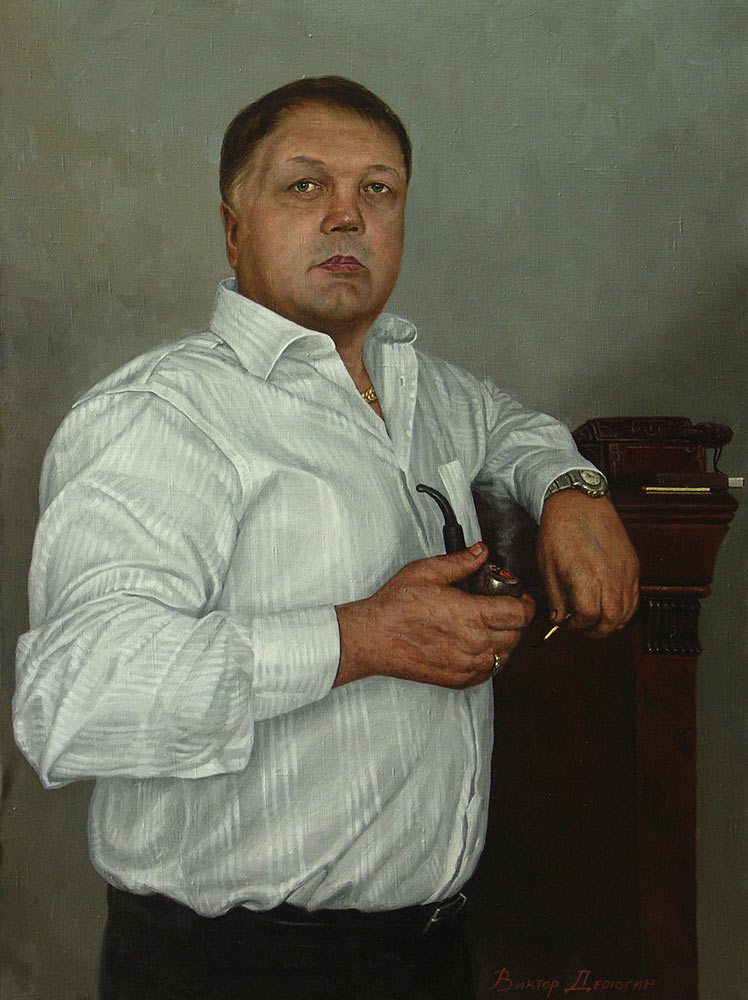 Портрет мужчины с трубкой