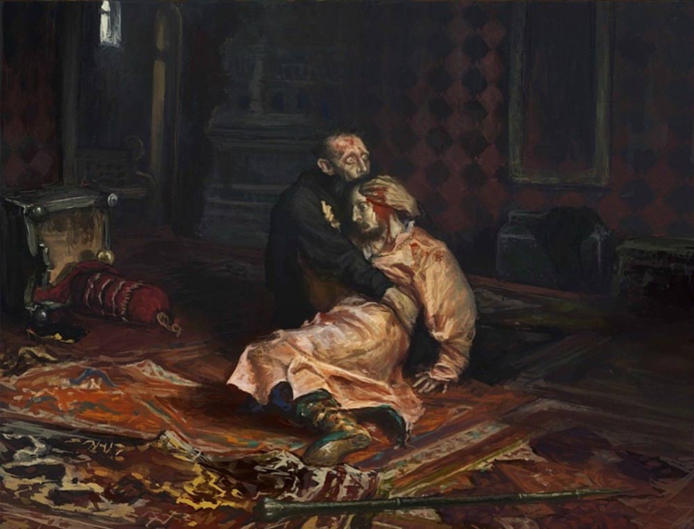 Иван Грозный и его сын Иван 16 ноября 1581 года